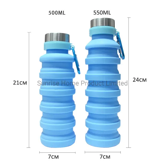 Drinkware 16oz Silicone Folding Flask (CPP051)