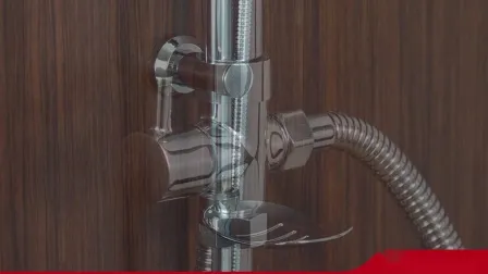 Bathroom Sanitary Ware Chrome ABS 3 Funtion Shower Set/Shower Sliding Bar Column 
