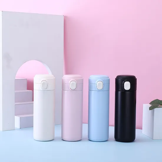 Drinkware Double Wall Vacuum Stainless Steel Thermal Flask with LED Display 