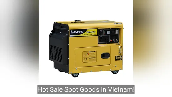 Hot Sale Spot Goods in Vietnam! 5kw 6kw 7kw Home Use Diesel Power Generator Set