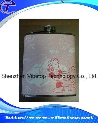 Leather Cover Hip Flasks Novelty Leather Flagon 