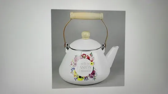 Factory Wholesale Home Decoractive Vintage Enamel Teapot High Quality Food Grade 